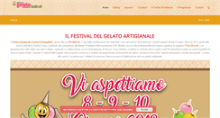 Desktop Screenshot of gelatoartigianalefestival.it
